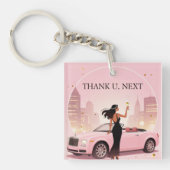 シングル時代パーティーキーチェーン | Thank U, Next キーチェーン (正面)