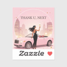 シングル時代パーティーステッカー Thank U, Paper Label