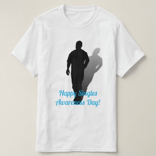 シングル+アウェアネス・デー Tシャツ (デザイン正面)