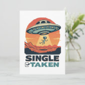 シングル テイクン スペースシップ エイリアン バレンタイン シーズンカード (スタンド正面)