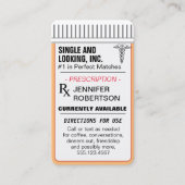 シングル – 思い出に残るおもしろい 名刺 (正面)