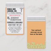 シングル – 思い出に残るおもしろい 名刺 (正面/裏面)