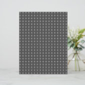 シングル B&W Med. TIle 両面スクラップブックページペーパー (スタンド正面)