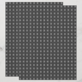 シングル B&W Med. TIle 両面スクラップブックページペーパー