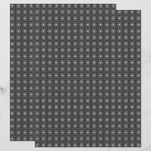 シングル B&W Med. TIle 両面スクラップブックページペーパー