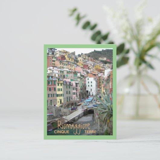 シンケテレ(リオマギオーレ港) ポストカード (スタンド正面)