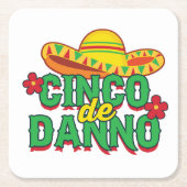 シンコデダンノファイストスクエア紙コースター スクエアペーパーコースター (正面)