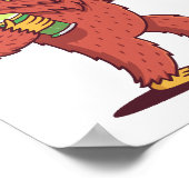 シンコデドリンコおもしろいビッグフットinソンブレロ ポスター (角)