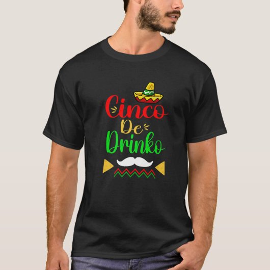 シンコデドリンコシンコデマヨメキシコフェスタ Tシャツ (正面)
