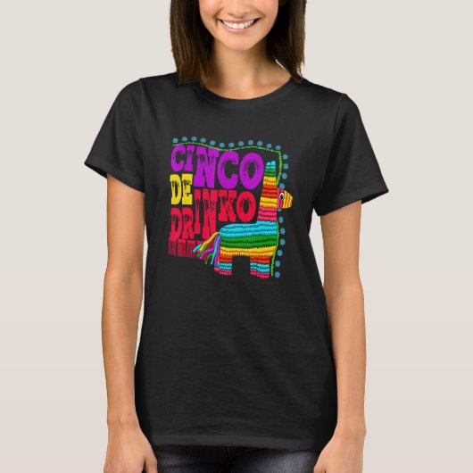 シンコデドリンコメおもしろいキシカン飲料アイディア Tシャツ (正面)