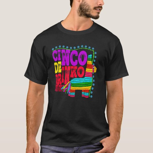 シンコデドリンコメおもしろいキシカン飲料アイディア Tシャツ (正面)