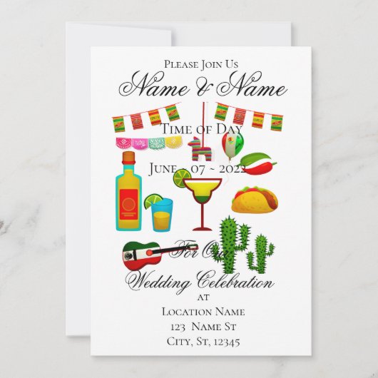 シンコデマヨお祝いサンダーコーブ 招待状 (正面)