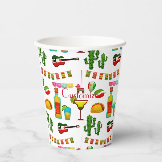 シンコデマヨお祝いサンダーコーブ 紙コップ (正面)