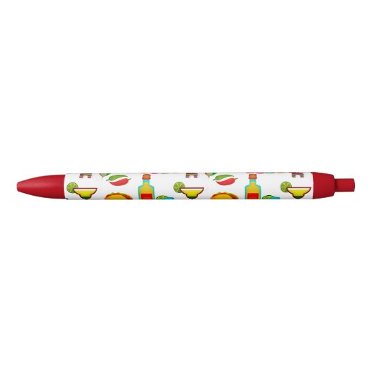 シンコデマヨお祝いサンダーコーブ 黒ボールペン (正面)