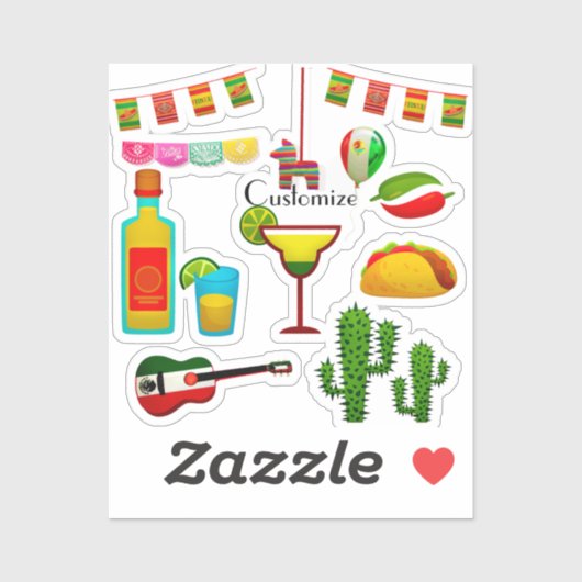 シンコデマヨお祝いサンダー_コーブ シール (シート)