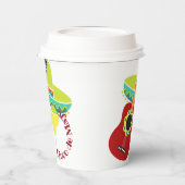 シンコデマヨお祝い8oz.紙コップ 紙コップ (左)