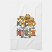 シンコデマヨのナチョ平均看護師Tシャツデザイン_1 キッチンタオル (縦)