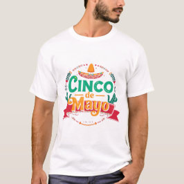 シンコデマヨのフェスティバルフィエスタハット Tシャツ