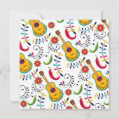 シンコデマヨカクタスマラカスフォーク招待状 招待状 (裏面)