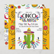 シンコデマヨカクタスマラカスフォーク招待状