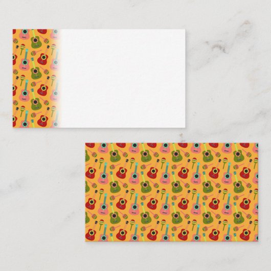 シンコデマヨギタスマラカスFiesta Mexico プレイスカード (正面/裏面)