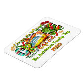 シンコデマヨクルーズシャツ名前をカスタムする&イヤー マグネット (左側)