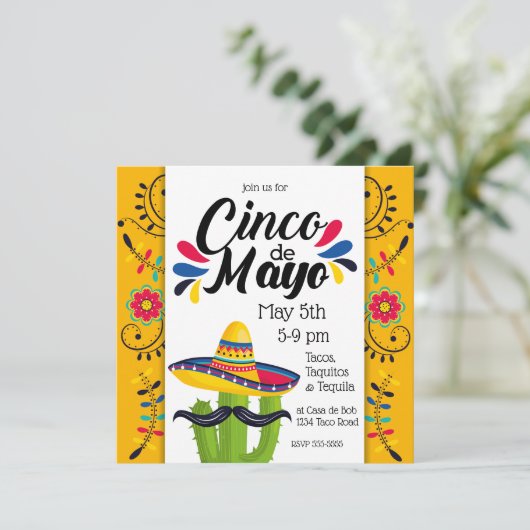 シンコデマヨサボテンフォーク花 招待状 (スタンド正面)