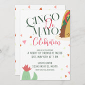 シンコデマヨタコパーティーお祝い 招待状 (正面/裏面)