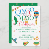 シンコデマヨタコパーティーフェスタお祝い 招待状 (正面/裏面)