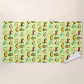 シンコデマヨタコピニャタマーガリタカボスマラカス ビーチタオル (正面)