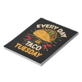 シンコデマヨタコ火曜ヴィンテージタコス ノートパッド (回転)