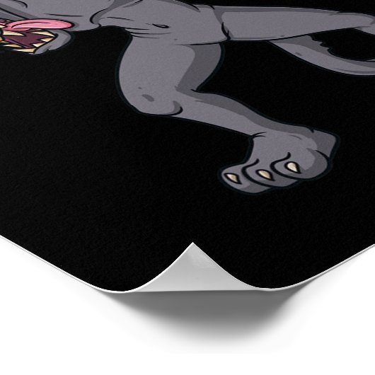 シンコデマヨダビングチュパカブラおもしろいメキシコのDab ポスター (角)