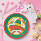 シンコデマヨチリピーパーズ&ソンブレロ ペーパープレート (パーティー)
