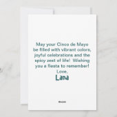 シンコデマヨチワワSombrero & Serapeを着た シーズンカード (裏面)