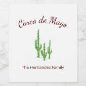 シンコデマヨデザートカボスフィエスタパーティー ワインラベル (シングルラベル)