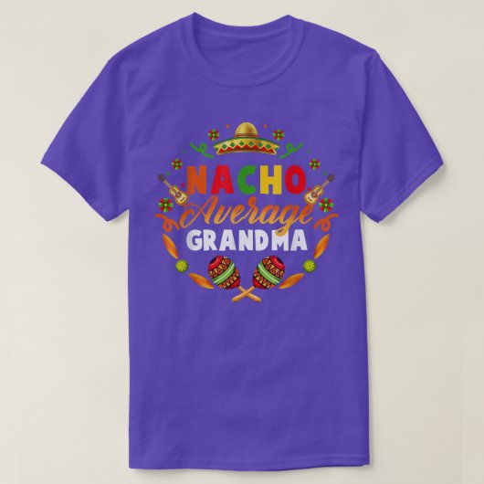 シンコデマヨナチョ平均おばあちゃんフィエスタメカン Tシャツ (デザイン正面)