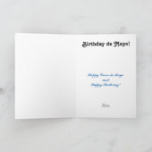 シンコデマヨネーズ誕生日カード カード (内部)