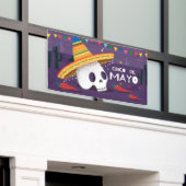 シンコデマヨバナー 横断幕 (ビルの外側)