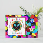 シンコデマヨパーティの招待状-フェスティバルカラフル, 招待状 (スタンド正面)