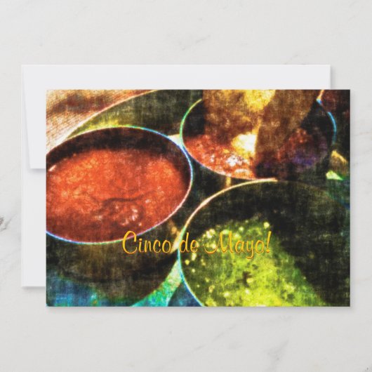 シンコデマヨパーティの招待状 招待状 (正面)