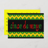 シンコデマヨパーティの招待状 招待状 (正面/裏面)