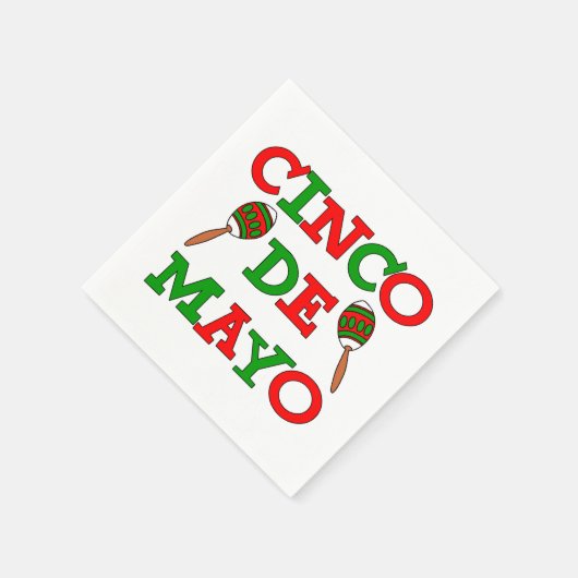 シンコデマヨパーティーマラカス スタンダードカクテルナプキン (角)