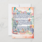 シンコデマヨパーティー サンキューカード (正面)