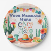 シンコデマヨパーティー ペーパープレート (正面)