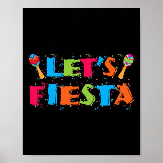 シンコデマヨパーティーTシャツ Let's Fiesta ポスター (正面)