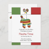 シンコデマヨピナタフィエスタパーティー 招待状 (正面/裏面)