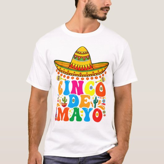 シンコデマヨフィエスタサプライズカミーサ5 De Mayo Tシャツ (正面)