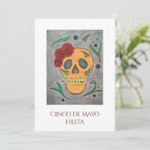 シンコデマヨフィエスタシュガーカラフルスカルパーティー 招待状 (スタンド正面)