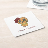 シンコデマヨフィエスタシュガースカルパーティー スクエアペーパーコースター (アングル)