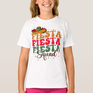 シンコデマヨフィエスタスクワッドメキシコパーティー Tシャツ